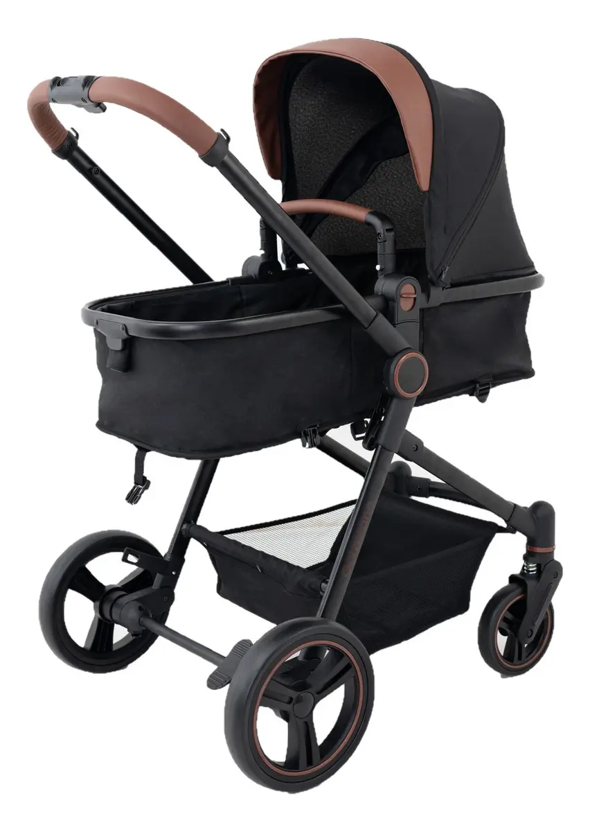 Carrinho De Bebê Ivy Black Galzerano